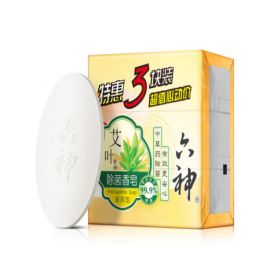 六神 艾叶滋润香皂125g*3 