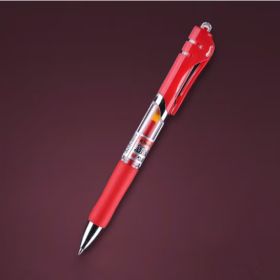 晨光  K35按动中性笔 红色单支 