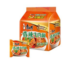 康师傅 104g*5 香辣牛肉面五连包