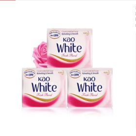  花王 香皂3块装 玫瑰红 